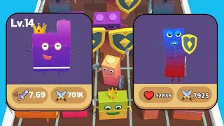 Number Cube War: Merge Idle 🌟🌟 VS 🌟🌟 Merge Number Cube: Fam Run - New Character Level 14