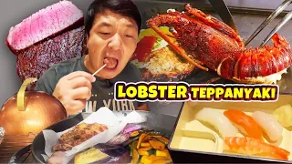 Must Try LOBSTER & STEAK Teppanyaki! All You Can Eat SUSHI & Prime Rib Buffet