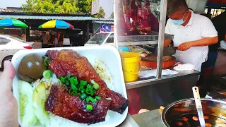 The 36-year-old Chicken Rice Stall | 营业了36年的永安鸡饭档 | Malaysia Street Food