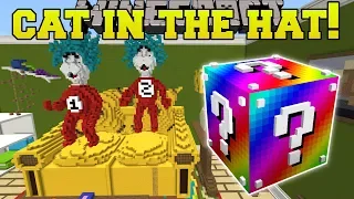 Minecraft: CAT IN THE HAT HUNGER GAMES - Lucky Block Mod - Modded Mini-Game