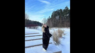 OLGA LOVES RUSSIAN WINTER WRAPPED IN HER SABLE FUR COAT