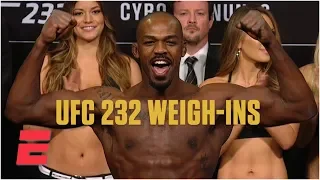 [FULL] UFC 232 Ceremonial Weigh-Ins | ESPN MMA