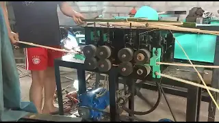 pengoperasian yang benar mesin irat bambu tabrak ruas