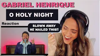 Gabriel Henrique - O Holy Night ( Cover Mariah Carey) | REACTION!!