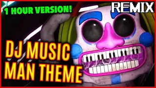 FNAF SECURITY BREACH: DJ Music Man Theme (FNAF Boss Fight Music) EDM REMIX [1 HOUR]