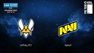 Vitality vs NaVi | Map 1 Overpass | IEM Cologne 2021