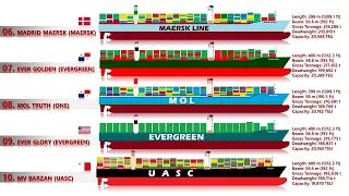 10 Biggest Container Ships in 2020