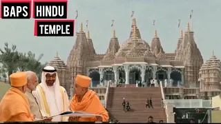 NEW BAPS HINDU TEMPLE  IN  ABU DHABI || PM MODI INVITED