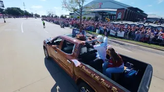 Texas Rangers Parade but Higher