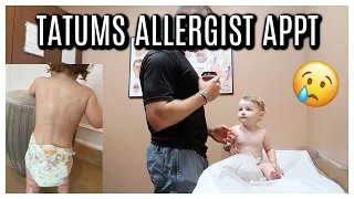 DAY IN THE LIFE VLOG | TATUMS ALLERGY APPT FOR ECZEMA | Tara Henderson