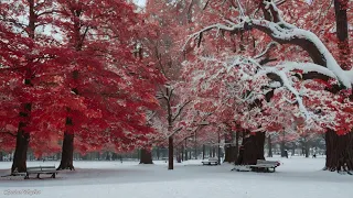 Gentle piano classical music for a romantic winter - Mozart, Beethoven, Chopin, Rossini...