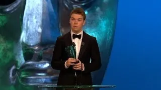 Will Poulter wins the EE Rising Star Bafta Award - The British Academy Film Awards 2014 - BBC One