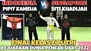 Pipit Kamelia (Indonesia) vs Siti Khadijah (Singapore) | CLASS E Female Word Champ 2022 Malaysia