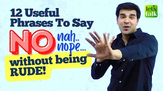 10 English Phrases To Say 'NO' Without Being Rude! Polite English Expressions For Daily Use