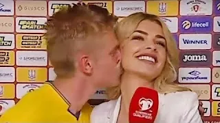 Most Hottest & Beautiful Football Kisses