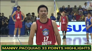 Sen. Manny Pacquiao 33 Pts Highlights in MPBL Executive All-Stars Game 2023 #mpbl #mannypacquiao