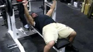 www.DeFrancosTraining.com - 185lb. bench press rep test