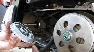 Honda SH150i Variator Removal