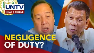 Sen. Gordon, ipinauubaya na sa Ombudsman ang pagsasampa ng kaso vs. Pangulong Duterte