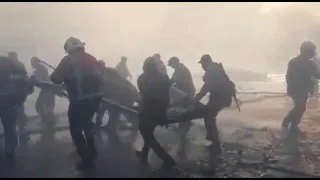 Rescue Efforts at Shopping Mall in Kremenchuk, Ukraine