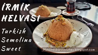 Did you ever try this sweets? It's "irmik helvası". Turkish semolina halvah.