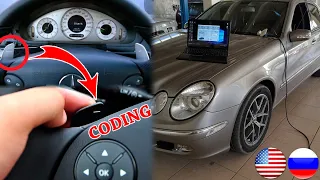 Coding Paddle Shifters on Mercedes W211 / How to Enable Paddle Shifters Mercedes Via VGSNAG2 Manager