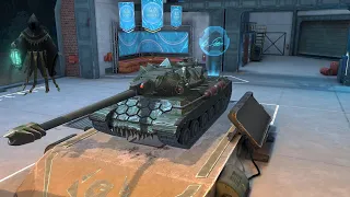 Польский тяжелый танк 53 TP Markowskiego с камуфляжем Топь стал 53 TP Swale. World of tanks blitz.