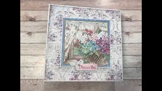 TUTORIAL PART 3 STAMPERIA HORTENSIA LARGE ALBUM SHELLIE GEIGLE JS HOBBIES AND CRAFTS