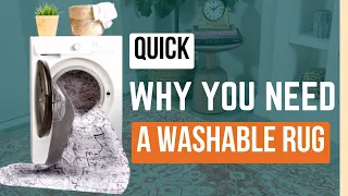 WHY YOU NEED A WASHABLE RUG! I JONATHAN Y