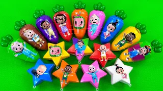 Mixed Shapes: Looking For Cocomelon, Boss Baby Slime On Trees - Satisfying Slime ASRM