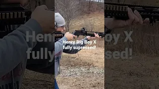 Shooting the Henry Big Boy X in 357 Magnum. Fully supressed!