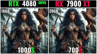 Rtx 4080 Super Vs Rx 7900 Xt - test in 20 games 1080p -2k - 4k