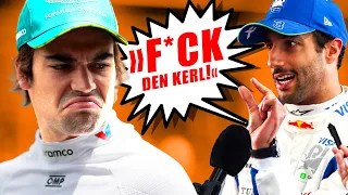 Ricciardo ESKALIERT gegen Stroll: "F*CK den Kerl!" Warum war er STINKSAUER?