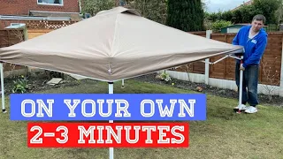 How To Put Up A Pop Up Gazebo On Your Own In Less Than 3 Minutes