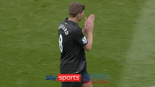 Steven Gerrard’s final moments as a Liverpool player