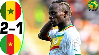 Senegal vs Cameroon 2-1 - All Goals and Highlights - 2024 🔥 MANE