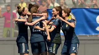 Womens Football | Scotland V Norway | 4K | FIFA 22