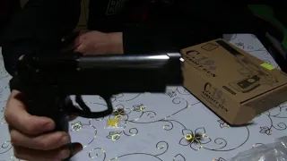 Страйкбольный пневматический пистолет стреляет пульками 6 мм Airsoft Gun C.19