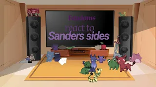 Fandoms react to each other {5/6} Sanders sides