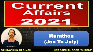 Current Affairs 2021|Marathon| Unacademy Live - SSC Exams | Gaurav Kumar Singh