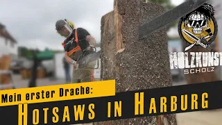 Mein erster Drache / Hotsaws in Harburg / Holzkunst Scholz offiziell