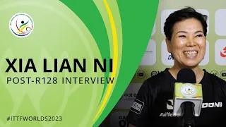 Xia Lian Ni Post-Round of 128 Interview | #ITTFWorlds2023