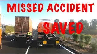 Honda CBR 600 RR SAVED WHILE TRYING TO OVERTAKE A TRUCK | NEAR MISS