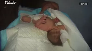 Babies Evacuated From Syrian Hospital After Air Strikes