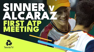 Jannik Sinner vs Carlos Alcaraz: FIRST ATP Meeting at Paris 2021 | Extended Highlights & Reaction