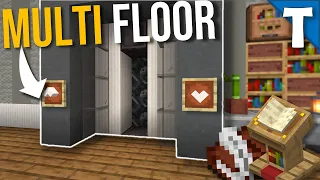 The 15 Floor FAST And REALISTIC Elevator! [Minecraft Bedrock 1.20] +Tutorial