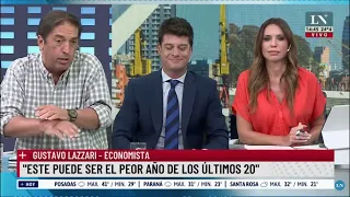 Gustavo "Lacha" Lazzari en LN+ con Pancho Olivera y Guadalupe Vázquez 7/2/2022