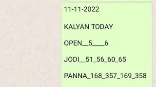 Kalyan 12-11-2022 free otc satta matka 100% Fixx single ank tricks kalyan Don't miss