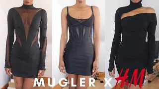 Mugler x H&M Review | Try on Haul
