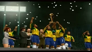 Winning Eleven 7 ps2: International Cup Trophy Celebration - Brazil world champion